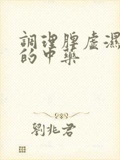 调理脾虚湿气重的中药