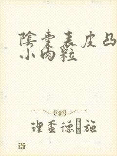 阴囊表皮凸起的小肉粒