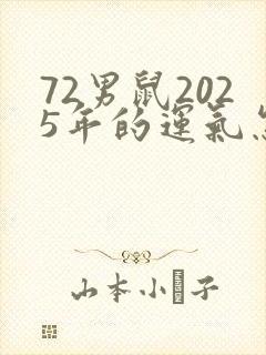 72男鼠2025年的运气怎样封面