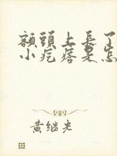 额头上长了好多小疙瘩是怎么回事封面