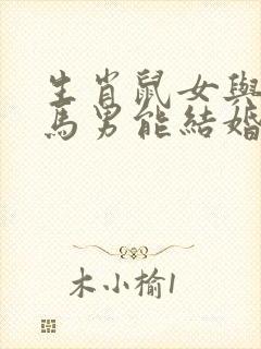 生肖鼠女与生肖马男能结婚吗?