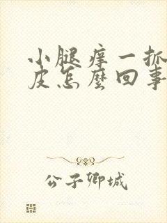 小腿痒一抓就破皮怎么回事