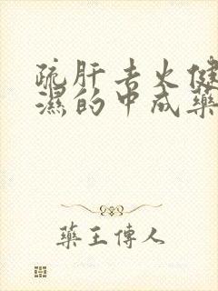 疏肝去火健脾祛湿的中成药封面