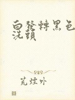 白发转黑色用醋洗头