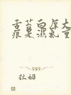 舌苔白厚大有齿痕是湿气重