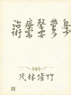 治疗声带息肉手术需要多少费用