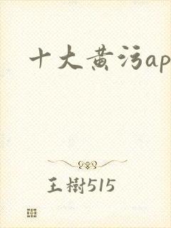 十大黄污app封面