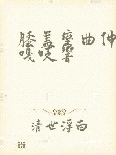 膝盖弯曲伸直时嘎吱响封面