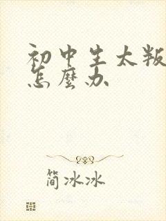 初中生太叛逆了怎么办