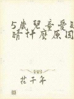 5岁儿童爱眨眼睛什么原因封面