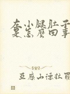 左小腿肚子酸胀是怎么回事