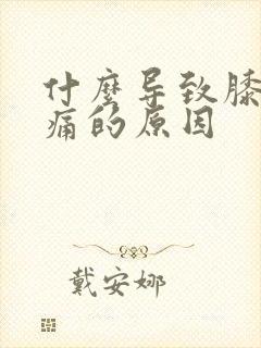 什么导致膝盖疼痛的原因