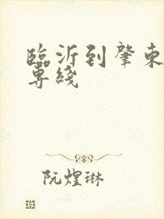 临沂到肇东物流专线