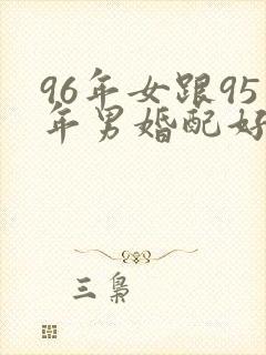 96年女跟95年男婚配好不好