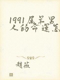 1991属羊男人的命运怎么样