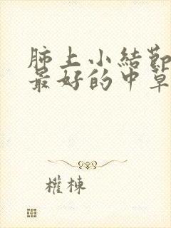 肺上小结节散结最好的中草药