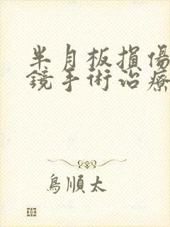 半月板损伤关节镜手术治疗