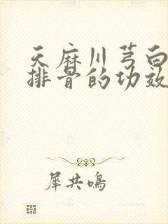 天麻川芎白芷炖排骨的功效与作用封面