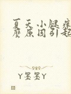 夏天小腿痒是什么原因引起的