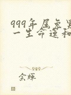999年属兔男一生命运和婚姻