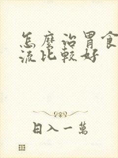 怎么治胃食管反流比较好封面