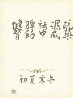 健脾祛湿疏肝补肾的中成药