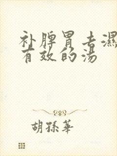 补脾胃去湿气最有效的汤