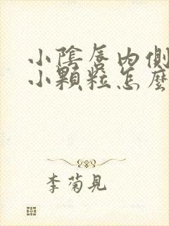 小阴唇内侧痒有小颗粒怎么回事