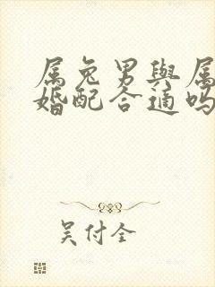 属兔男与属猪女婚配合适吗