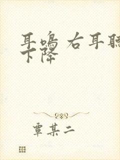 耳鸣 右耳听力下降