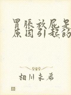 胃胀放屁是什么原因引起的