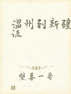 温州到新疆的物流封面