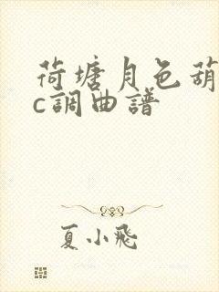 荷塘月色葫芦丝c调曲谱