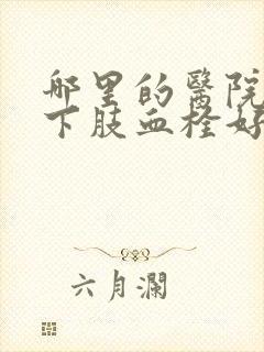 哪里的医院治疗下肢血栓好