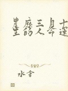 农历三月十九出生的人命运