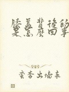 膝盖背后的筋疼是怎么回事