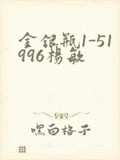 金银瓶1-51996杨敏封面