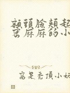 额头脸颊起了密密麻麻的小疙瘩