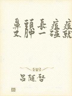 鼻头长痘痘又红又肿一碰就疼