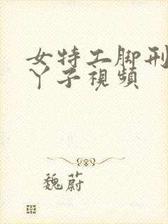 女特工脚刑刷脚丫子视频