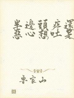 半边头疼还有点恶心想吐是怎么回事