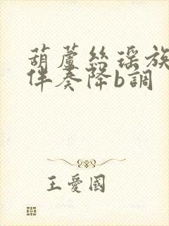 葫芦丝瑶族舞曲伴奏降b调封面