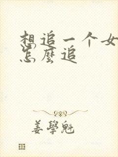 想追一个女孩子怎么追