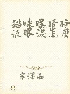 猫咪眼睛睁不开流眼泪怎么回事