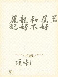 属龙和属羊的婚配好不好