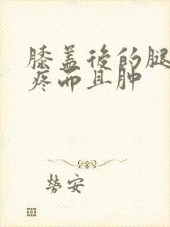 膝盖后的腿弯处疼而且肿