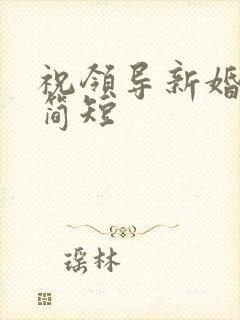 祝领导新婚快乐简短