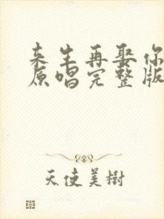 来生再娶你为妻原唱完整版