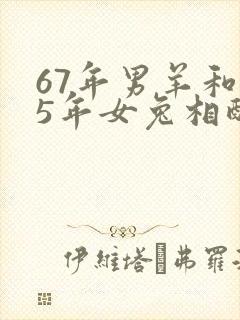 67年男羊和75年女兔相配婚姻如何封面