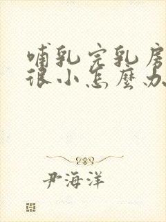 哺乳完乳房变的很小怎么办封面